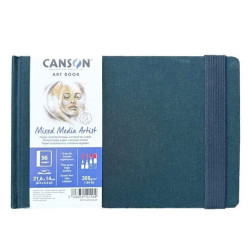 Carnet Art book multi-techniques 21,6 x 14 cm Paysage 300g/m² 28 feuilles - Canson