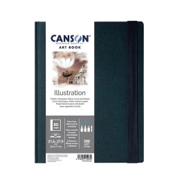 Carnet Art book 21,6 x 27,9 cm Illustration 200g/m² 40 feuilles - Canson