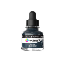 Encre acrylique System 3 Gris de payne 29,5 ml - Daler Rowney