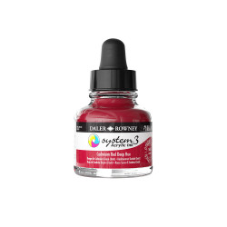 Encre acrylique System 3 Rouge cadmium foncé 29,5 ml - Daler Rowney