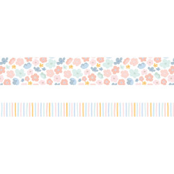Lot de masking tape 5 m Sweet Garden 2 pcs - Artemio