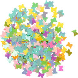 Mini papillons 6 couleurs 15g - Artemio