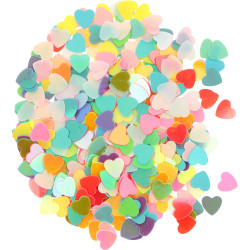 Mini cœurs 7 couleurs 15g - Artemio