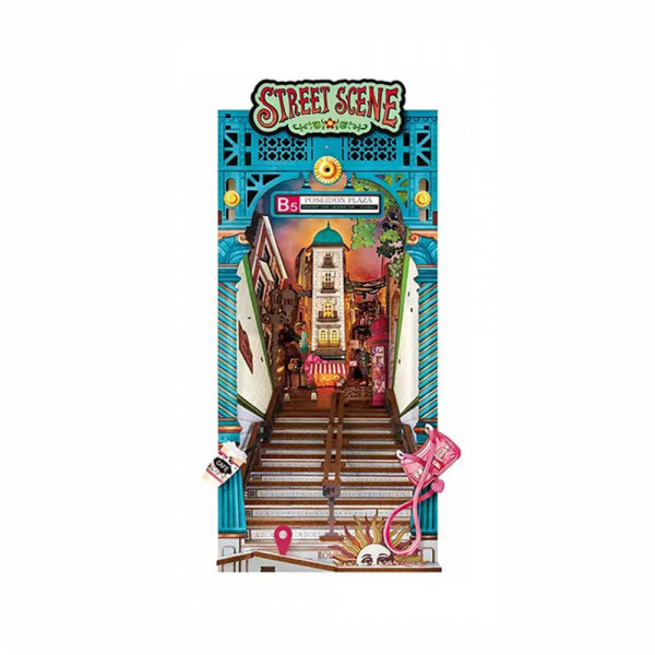 Maquette Book Nook Street scene - Rolife