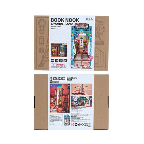 Maquette Book Nook Street scene - Rolife