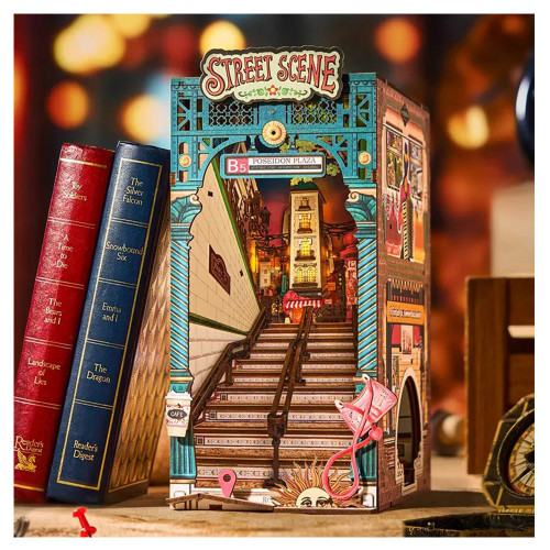 Maquette Book Nook Street scene - Rolife