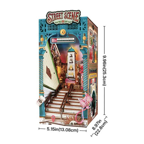 Maquette Book Nook Street scene - Rolife