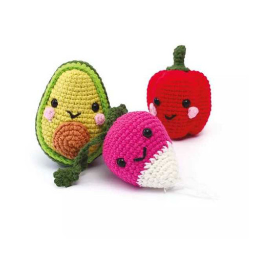 Kit crochet Amigurumi Mes légumes - Graine créative