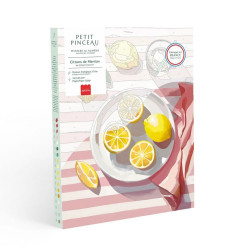 Peinture par numéro Petit pinceau Citrons de Menton - La petite épicerie