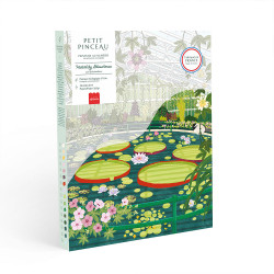 Peinture par numéro Petit pinceau Waterlily Glasshouse - La petite épicerie