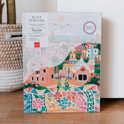 Peinture par numéro Petit pinceau Barcelona - La petite épicerie