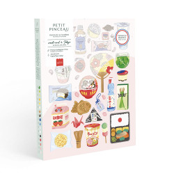 Peinture par numéro Petit pinceau Week-end à Tokyo - La petite épicerie