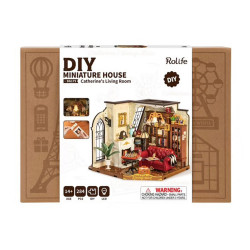Maison miniature DIY Catherine's Living Room - Rolife