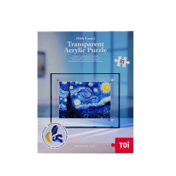 Puzzle acrylique The starry night 89 pièces - TOI World