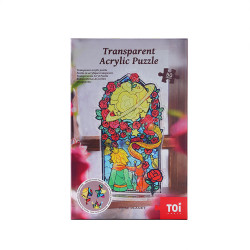 Puzzle acrylique Rose planet 50 pièces - TOI World
