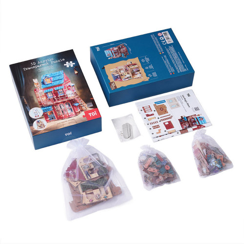Puzzle 3+I12:U12D acrylique Cat magic store 139 pièces - TOI World