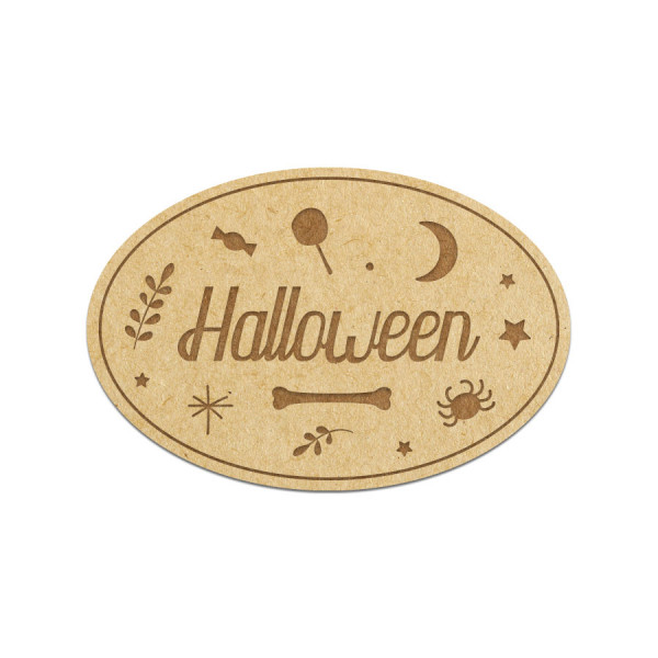 Etiquette Halloween 5,5 x 3,6 cm