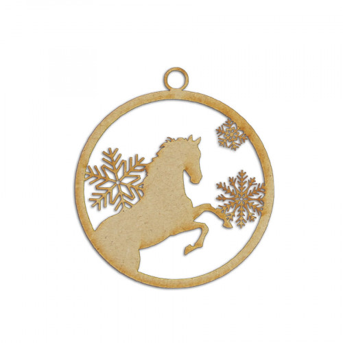 Boule cheval à suspendre 8 x 8,9 cm