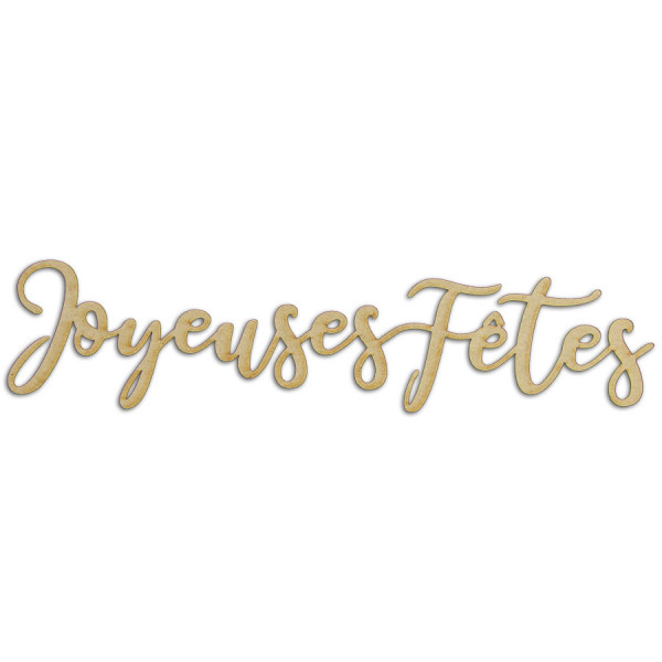 Joyeuses fêtes 6,9 x 30 cm