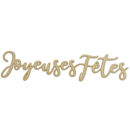 Joyeuses fêtes 6,9 x 30 cm