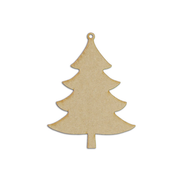 Sapin avec tronc suspendre 10,1 x 9,1 cm