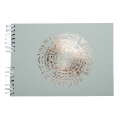 Album Photo 50 pages blanches - Spirales - 32 x 22 cm Ellipse Vert