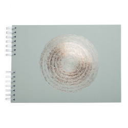 Album Photo 50 pages blanches - Spirales - 32 x 22 cm Ellipse Vert