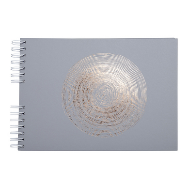 Hama Album Photo Spirale Jaune Élégant 28x24 Cm - 50 Pages Blanches + Intercalaires Cristal, Idéal Pour Vos Souvenirs