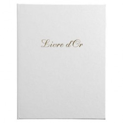 Livre d'Or Balacron 27 x 22 cm Vertical 100 pages blanches