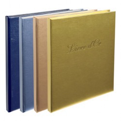 Livre d'Or Balacron 21 x 19 cm 140 pages blanches