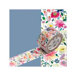 Masking Tape Bluebellgray Zinnia 2, 4cm x 7 m