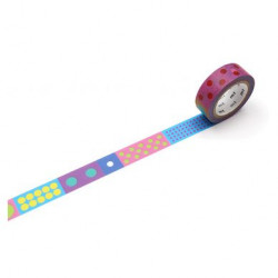 Masking Tape Kapitza Polka Vif 15 mm x 7 m