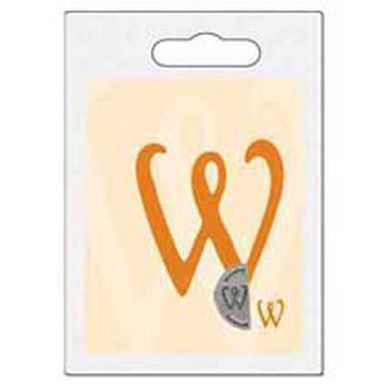 Cachet double initiale W