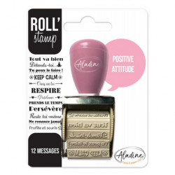 Tampon à molette Roll' Stamp Positive Attitude
