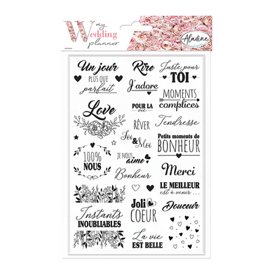 Tampon mousse Wedding Planner Kit Mots Doux