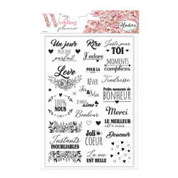 Tampon mousse Wedding Planner Kit Mots Doux