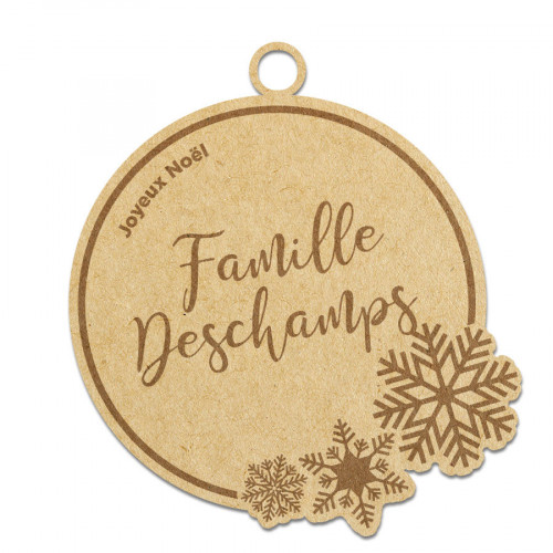 Boule de Noël Famille à personnaliser