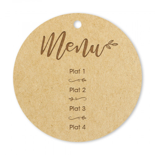 Médaille Menu